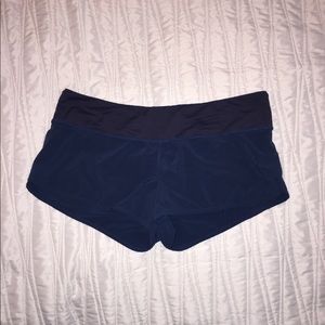 Blue lululemon shorts